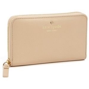 Kate Spade beige/nude wallet